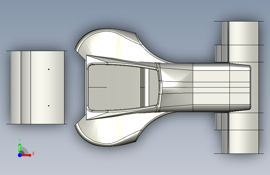 FSAE 车身工作 (1) 正面视图