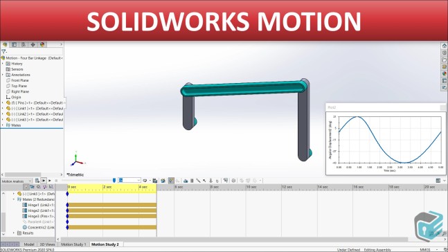 SOLIDWORKS Motion - 四杆机构