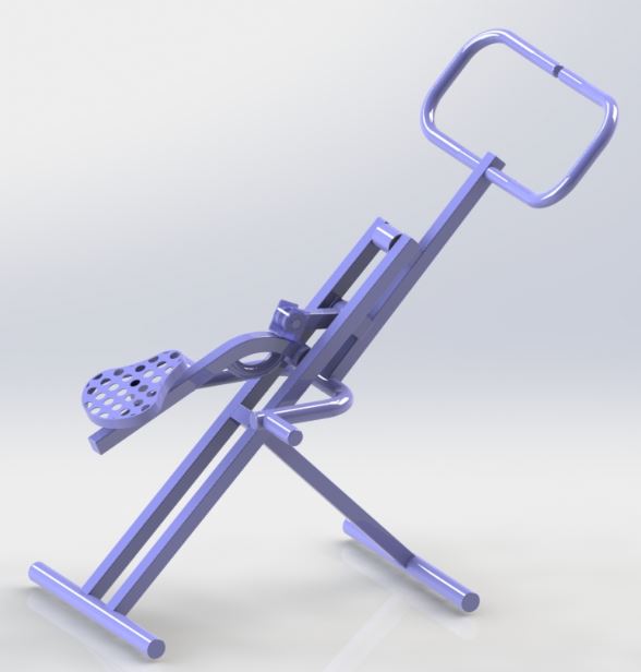 腹部卷曲型健身器材