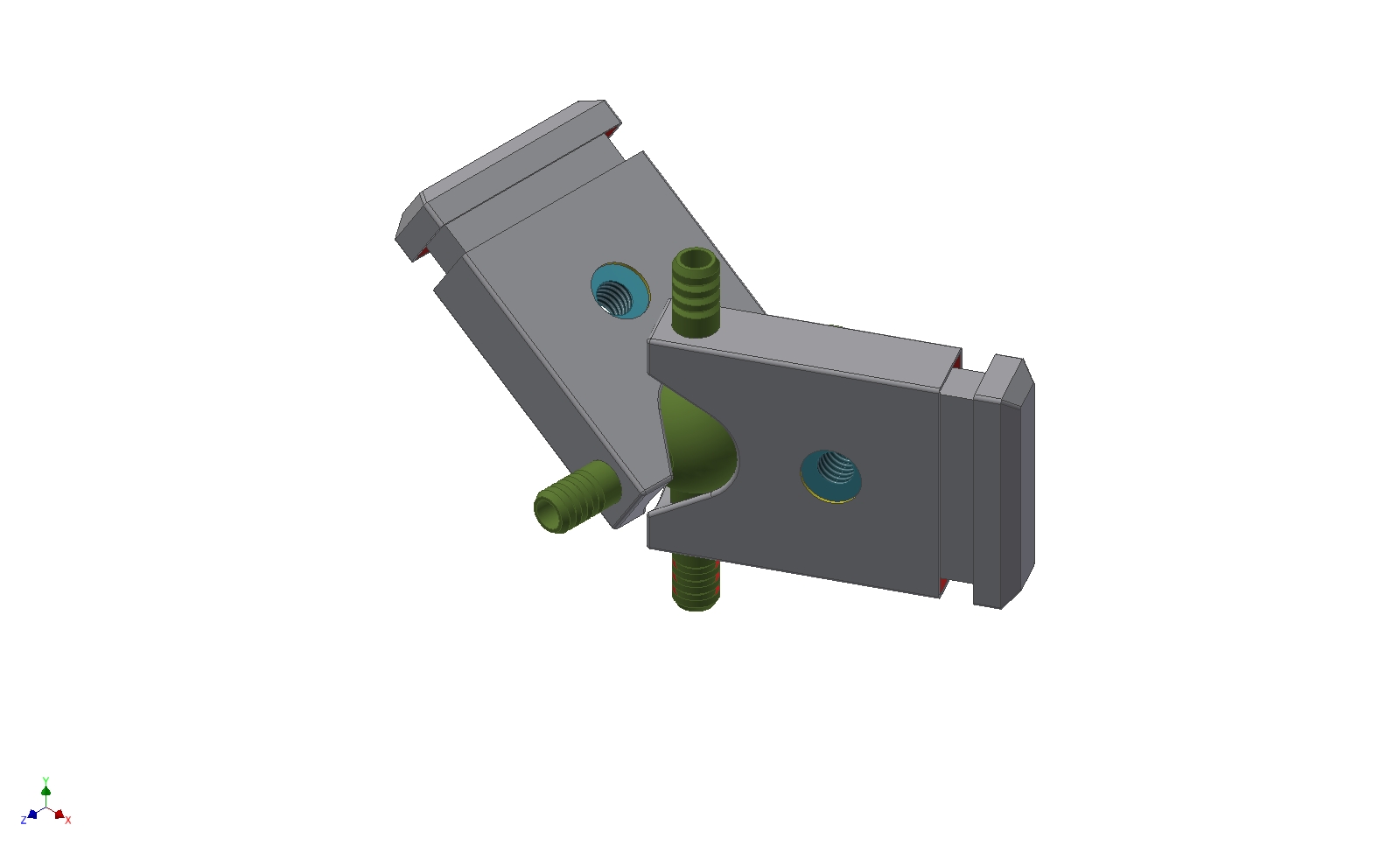 仅用于3D打印的铰链