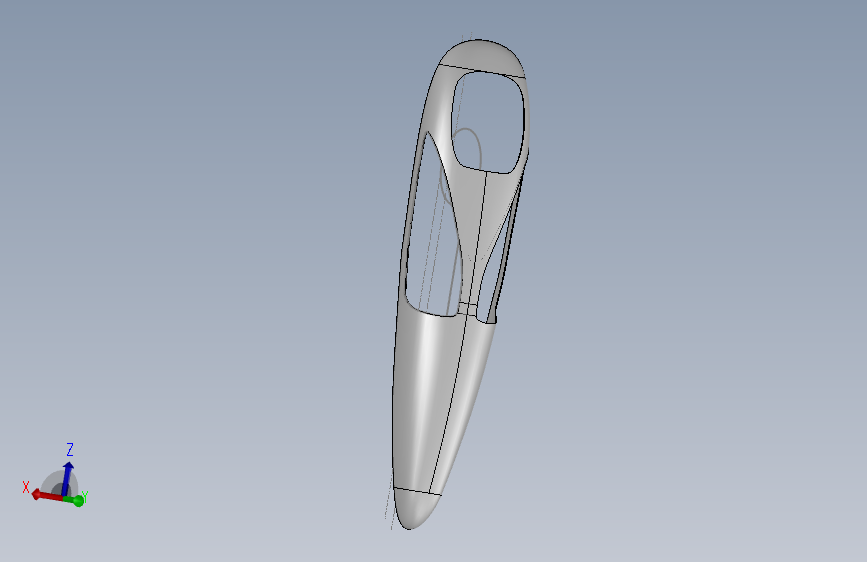 壳牌节能马拉松赛车车身