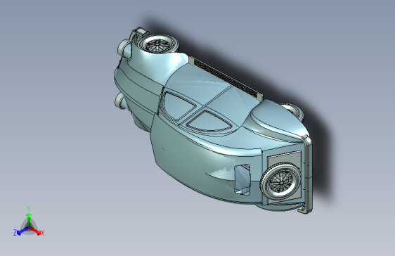 老式的法国雪铁龙鸭 ( 2CV ) ( 复古汽车 )