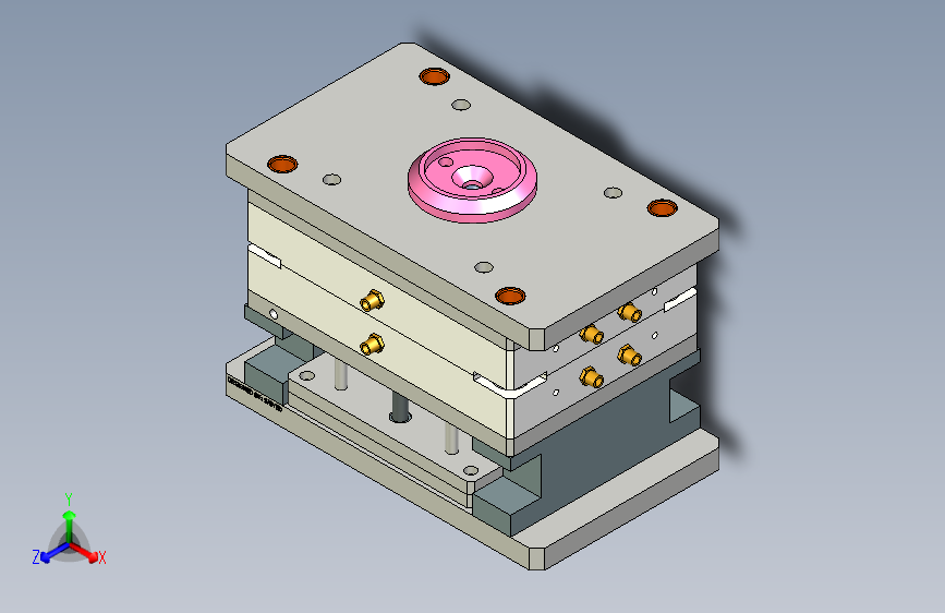 2 个型腔注塑模具设计 _ Autodesk Inventor