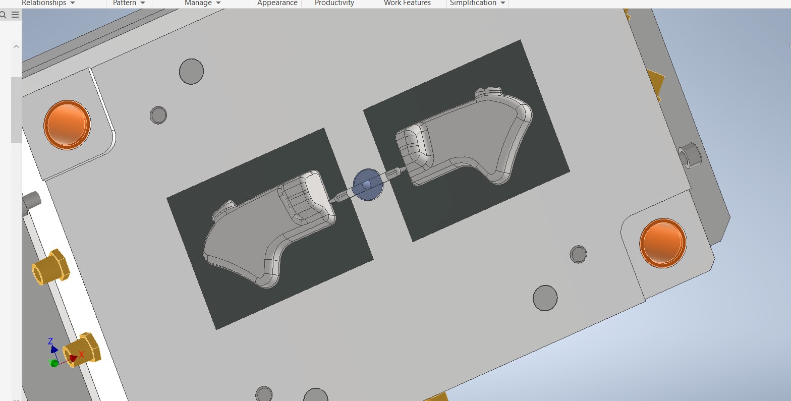 2 个型腔注塑模具设计 _ Autodesk Inventor