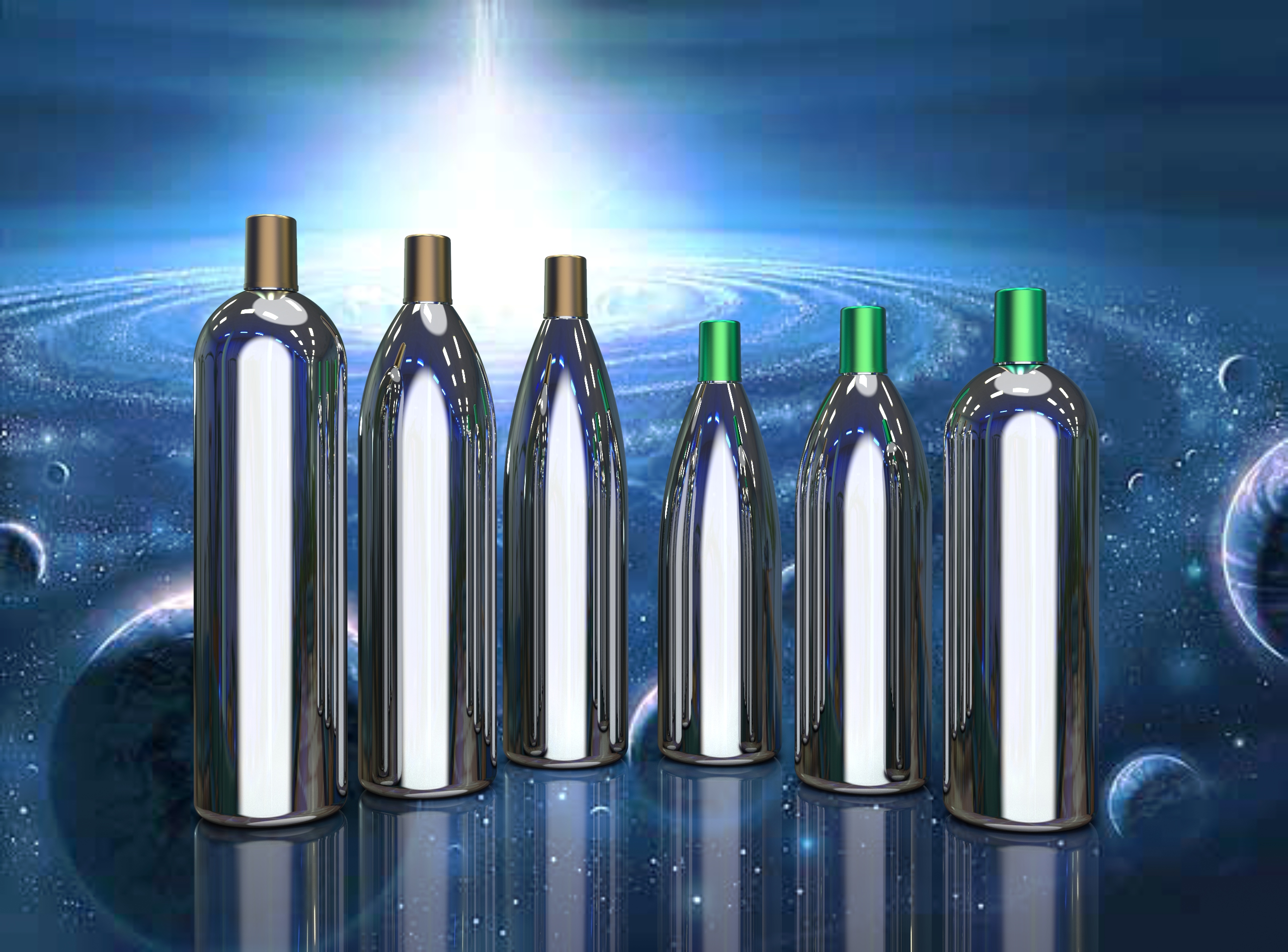 瓶子中的人体比例