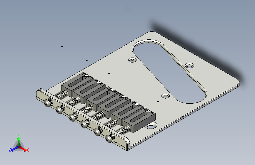 桥板用于芬达电贝斯