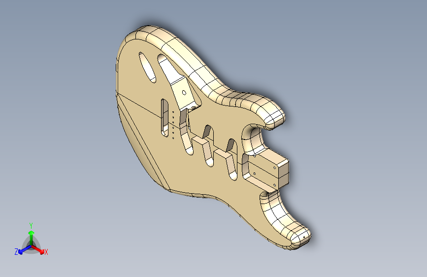 琴颈 Stratocaster 身体 – 复古 1962