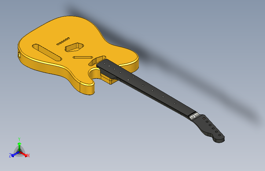 琴颈 Telecaster 完整_