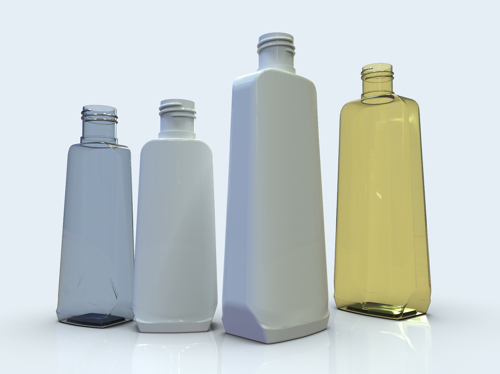 身体乳瓶 4 & 7 盎司