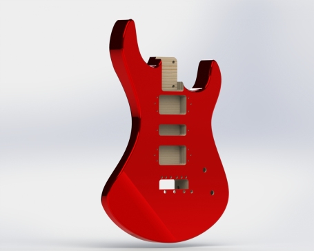 雅马哈 ERG-121c 吉他琴身