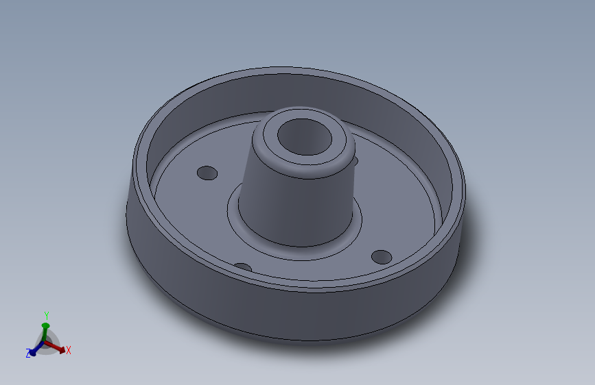 在 creo 2.0 中的鼓体