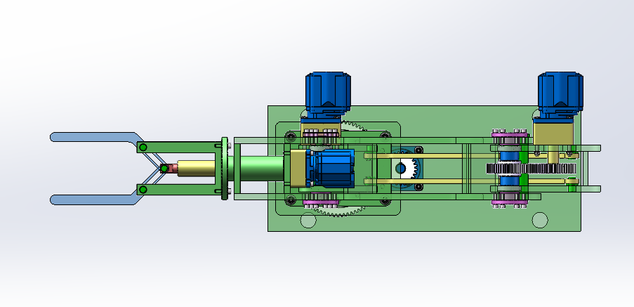 五自由度液压机械手