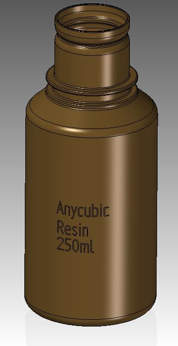 Anycubic Photon 250毫升树脂瓶