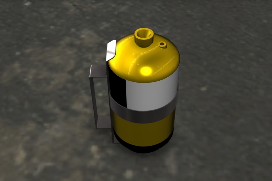 Fat Boy 气瓶的支架_手柄