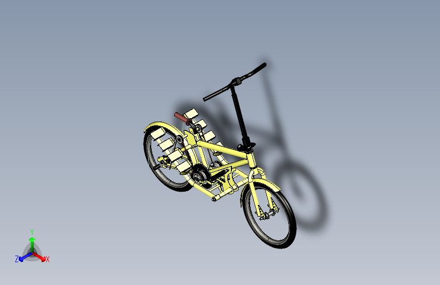 ExerCyke_字符串+链传动 概念自行车