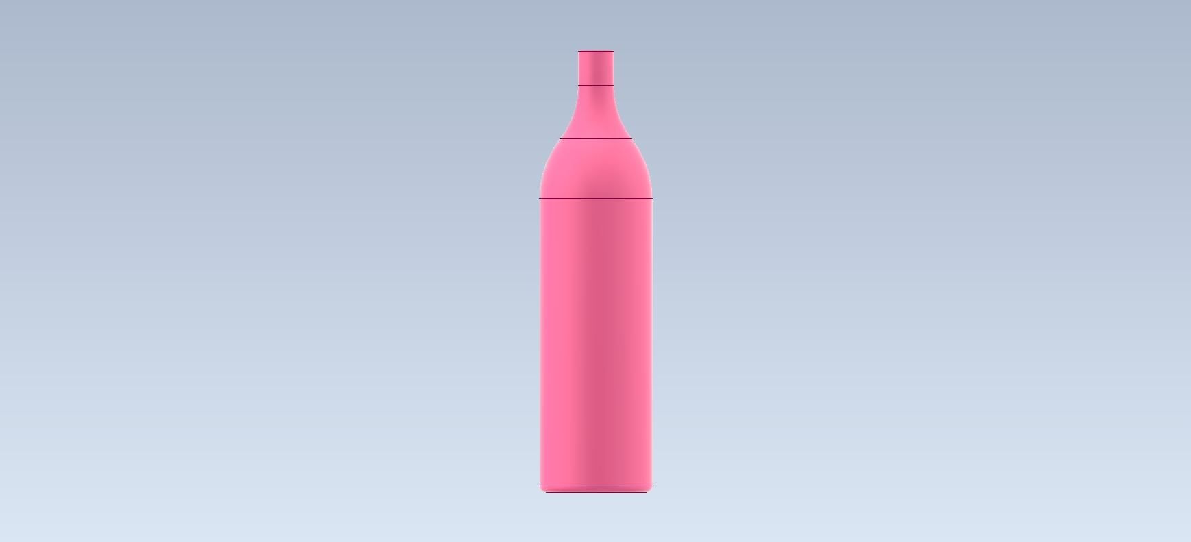 Studycadcam 3D CAD 练习 1014_瓶子_Botella_Autodesk Inventor Pro