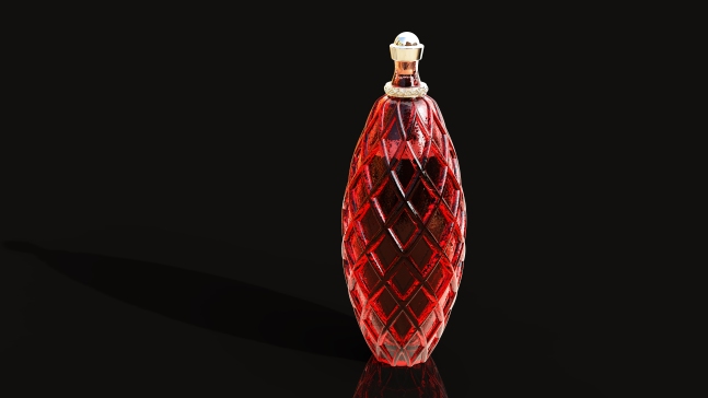 储存红葡萄果汁的容量。