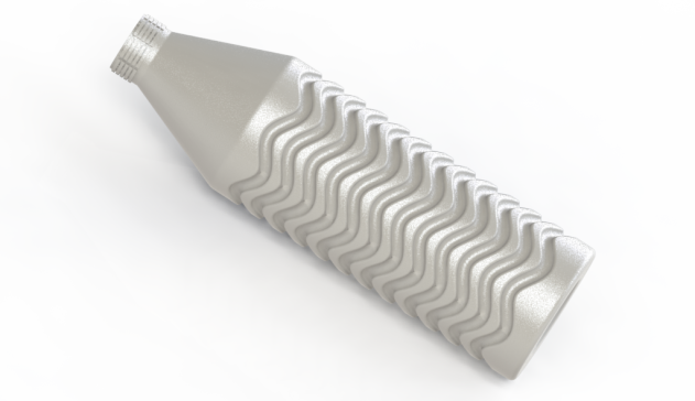 带渲染的塑料瓶