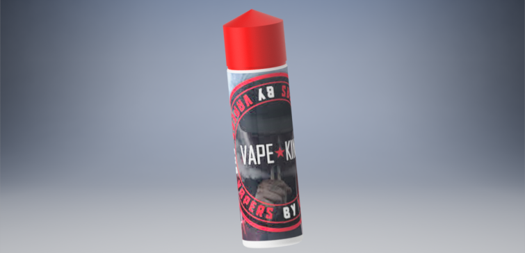 电子烟瓶和盖子