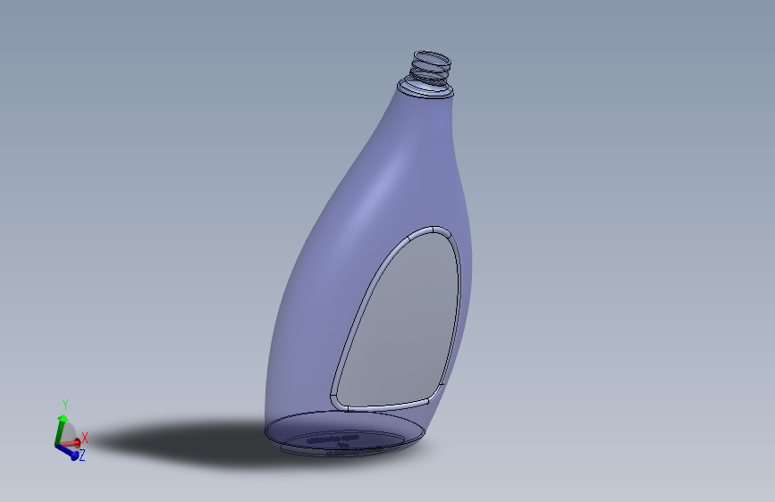 简单瓶子 通过SolidWorks的扫掠工具