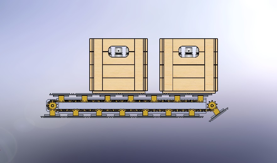 紧凑模块上的食品油瓶