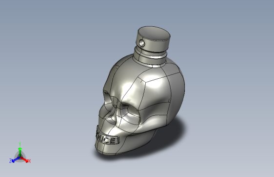 警用骷髅香水瓶