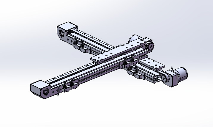 两轴滑台建模＋运动仿真·