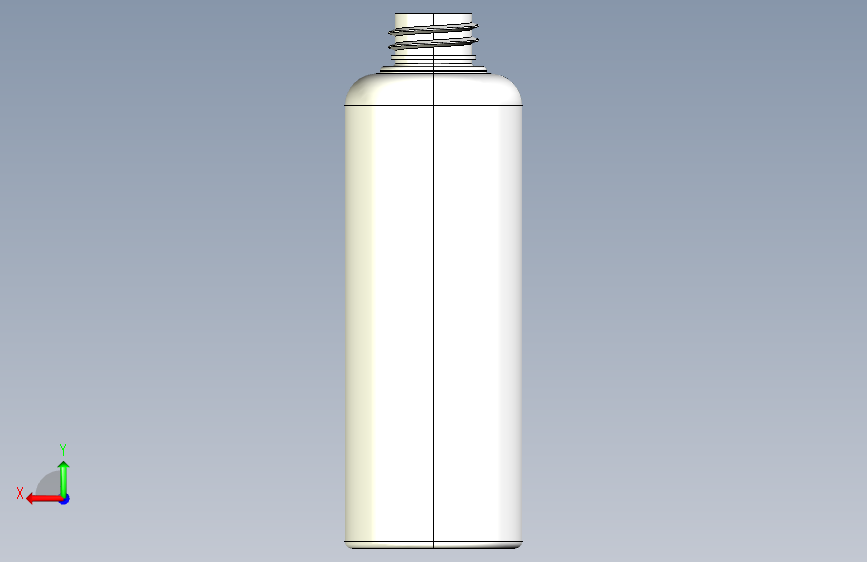 瓶装喷雾器 背面视图