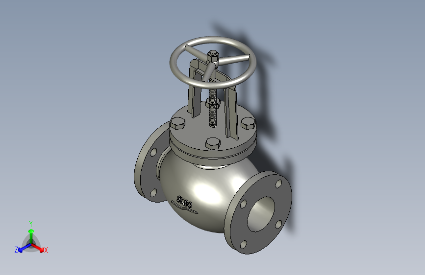 铸钢截止阀-DN80-JIF5K
