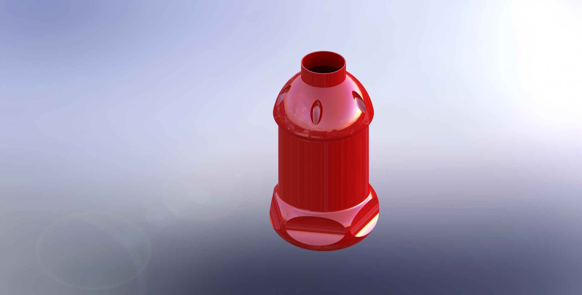 瓶子设计 SolidWorks 2012