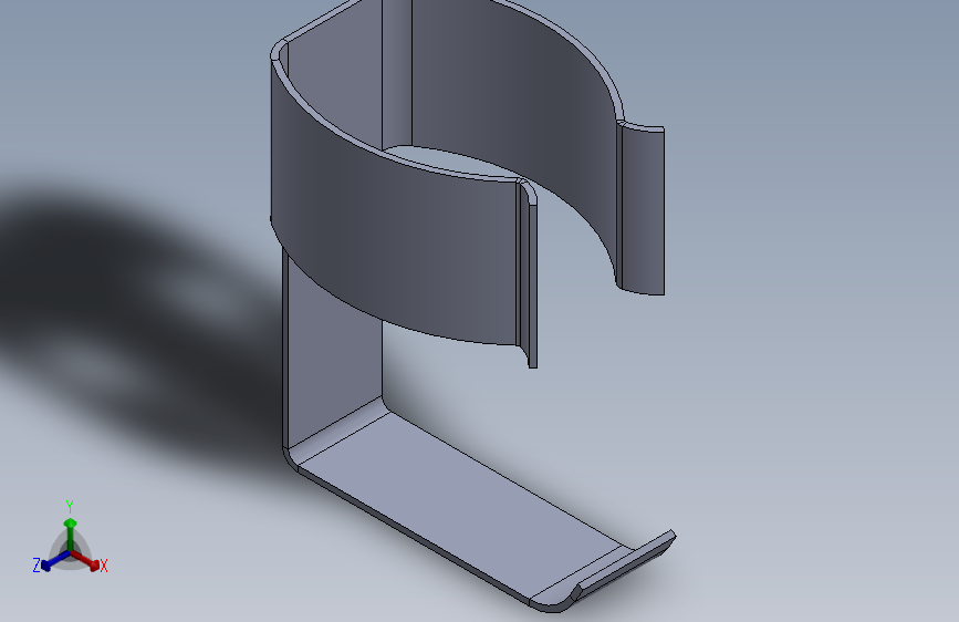 瓶子支架的薄板夹