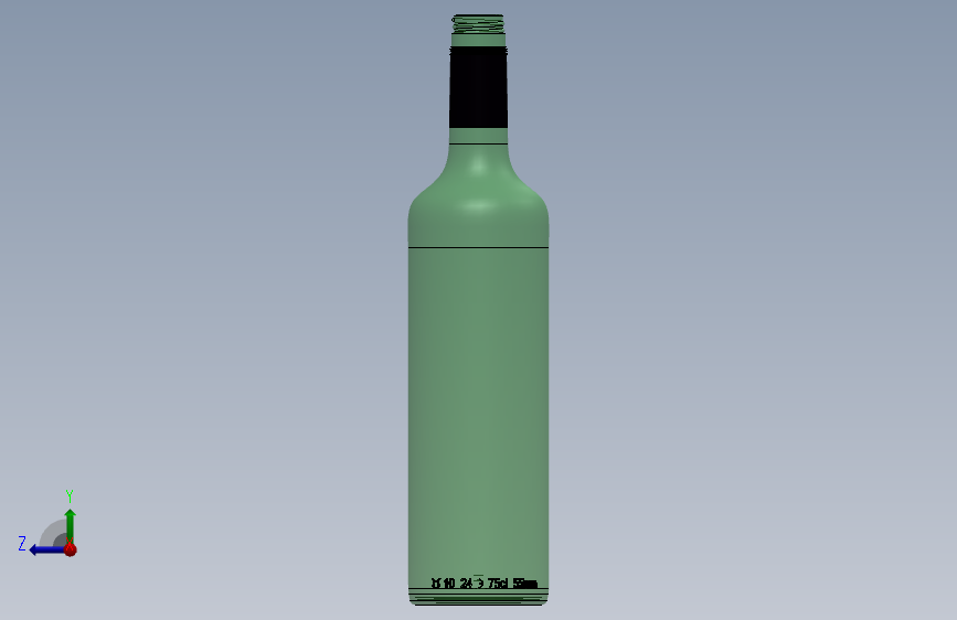 瑞兹林葡萄酒瓶