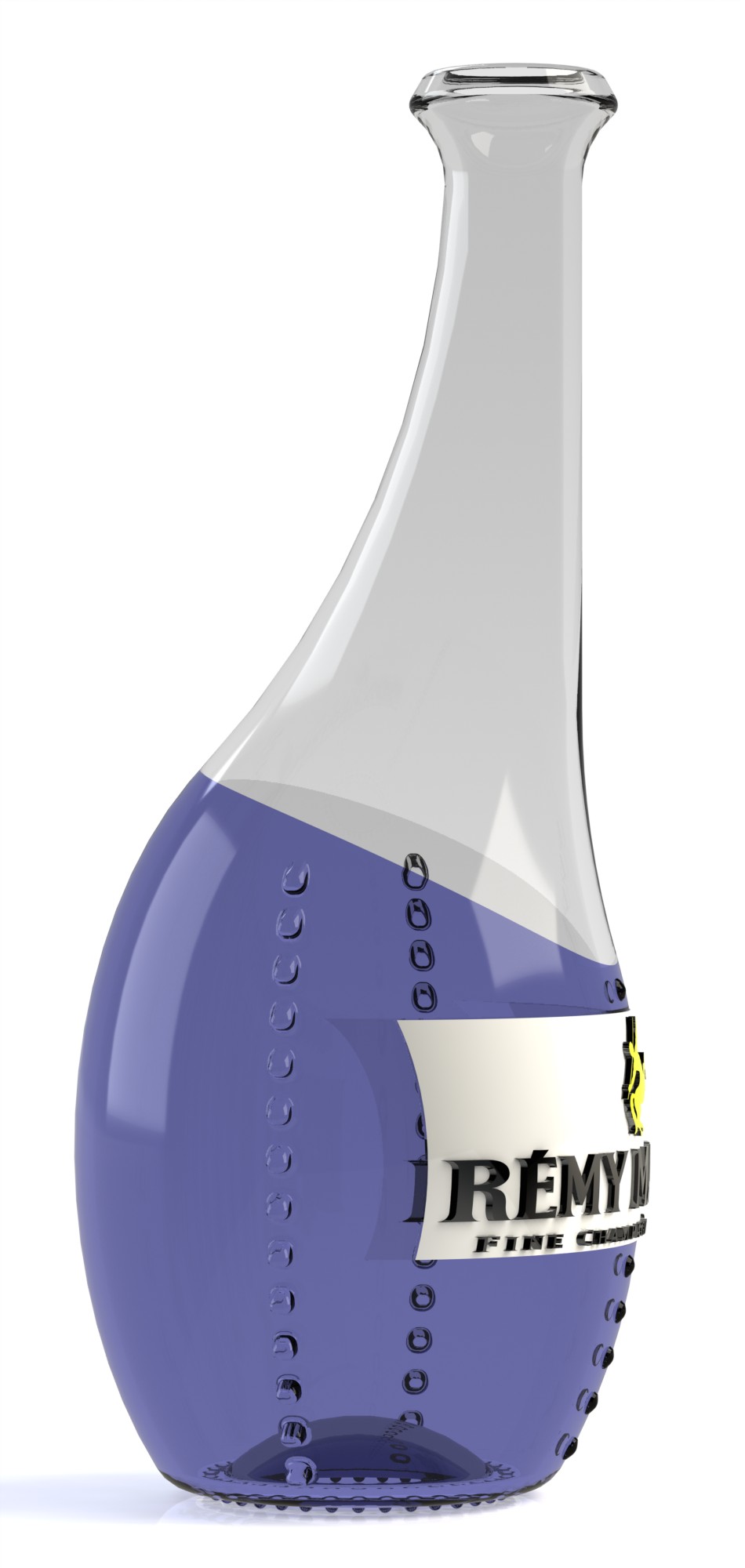 奢华的Remmy Martin玻璃瓶