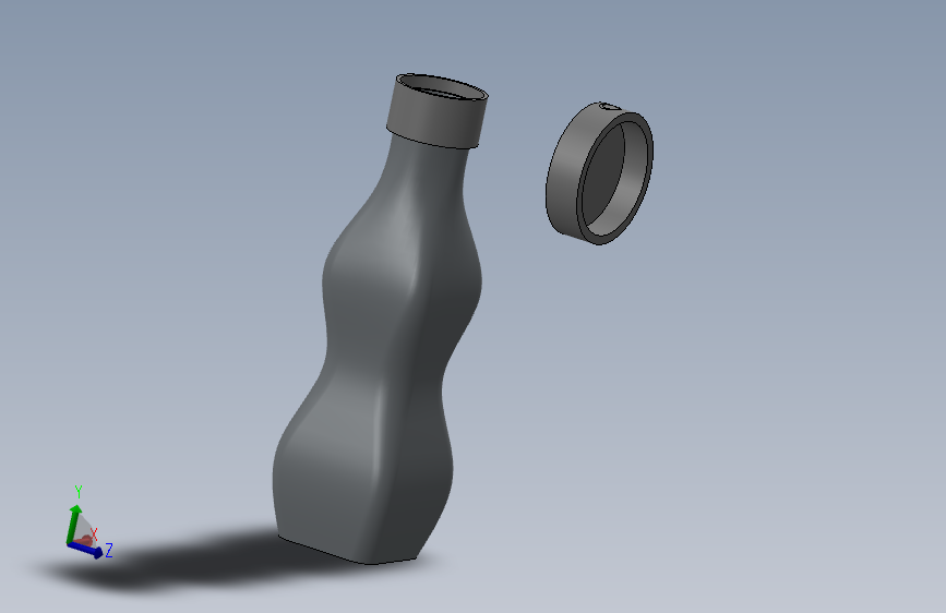 水瓶设计 SolidWorks