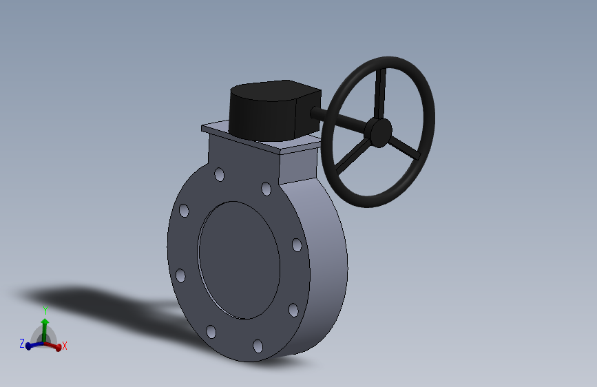 UPVC手动涡轮对夹式蝶阀
