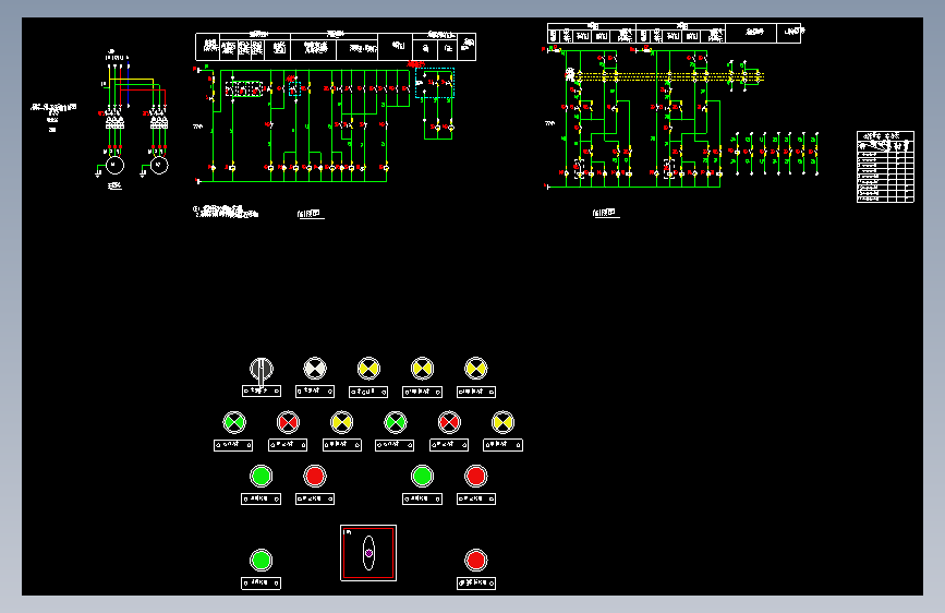 16D303-3 25-26 消防水泵一用一备全压启动控制电路图XKF-2-2 25-26