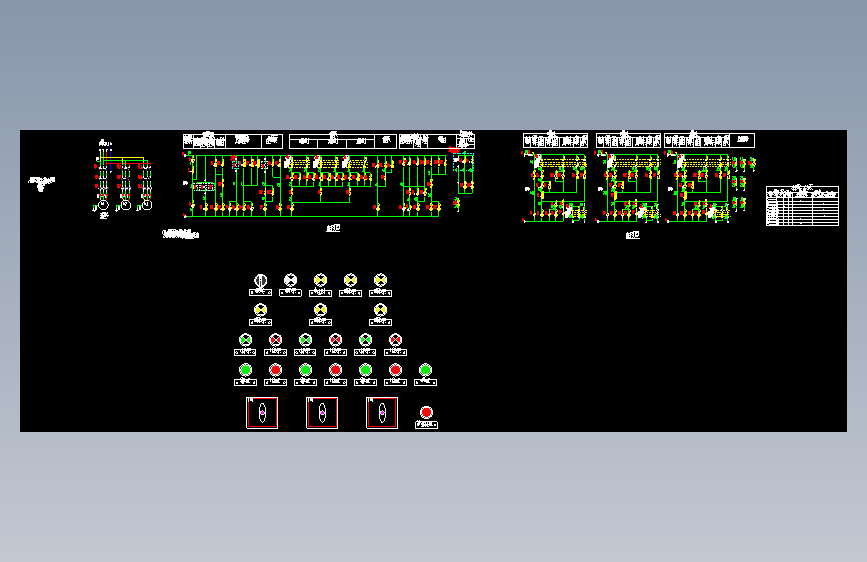 16D303-3 76-79 消防水泵两用一备全压启动控制电路图XKF-13-3