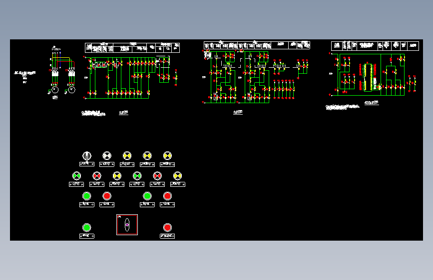 16D303-3 130-132 消防水泵一用一备全压启动工频巡检控制电路图XKF-24-2