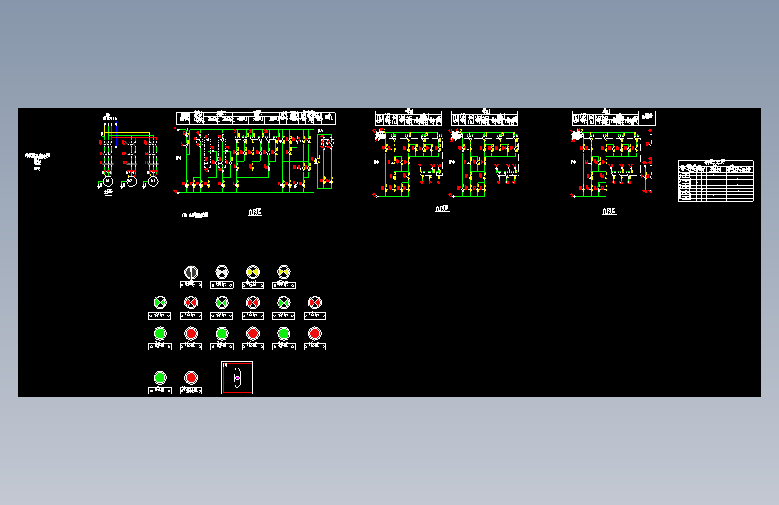 16D303-3 177-179 给水泵两用一备全压启动控制电路图XKG-14-3