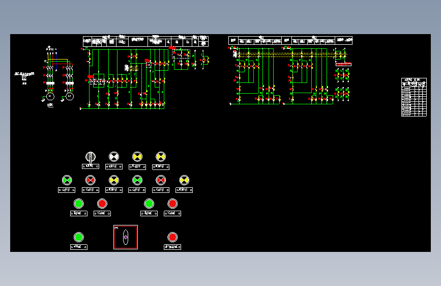 16D303-3 302-303 消防水泵一用一备全压起动控制电路图XKCF-1-2