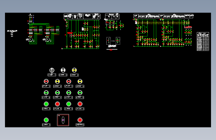 16D303-3 322-323 消防水泵一用一备星三角起动控制电路图XKCF-6-2