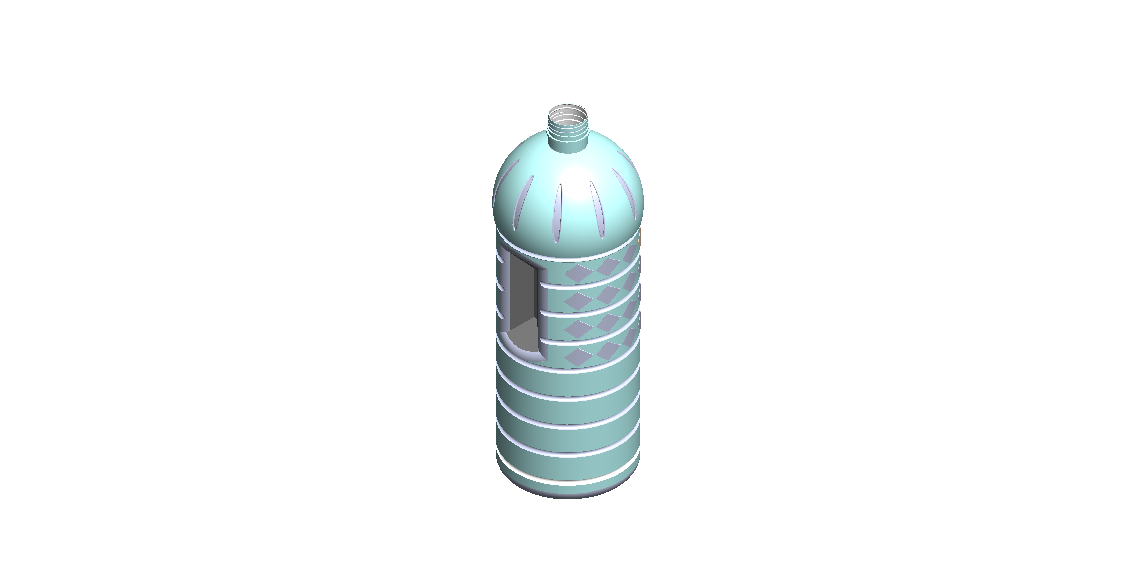 塑料水瓶设计与建模