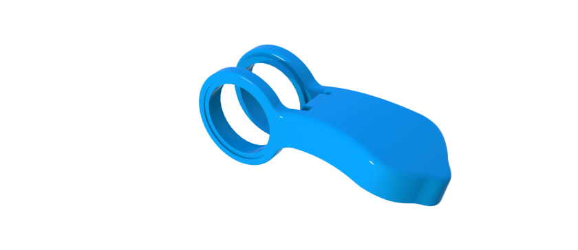 吸管瓶盖部分 - 3D CAD模型 - Parasolid文件