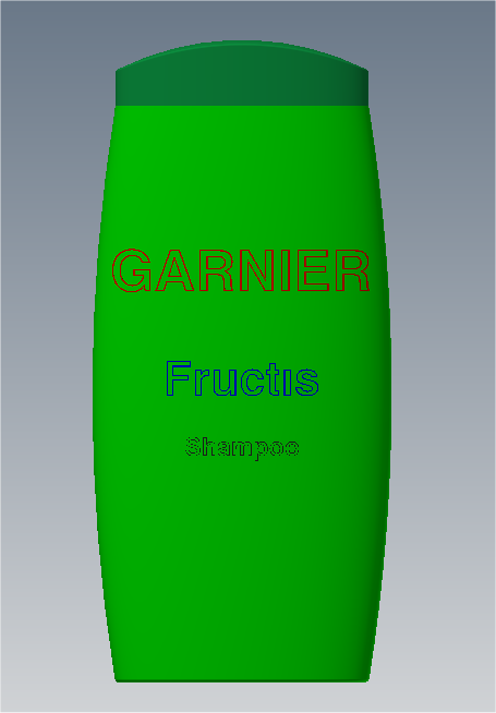 洗发水瓶绿色
