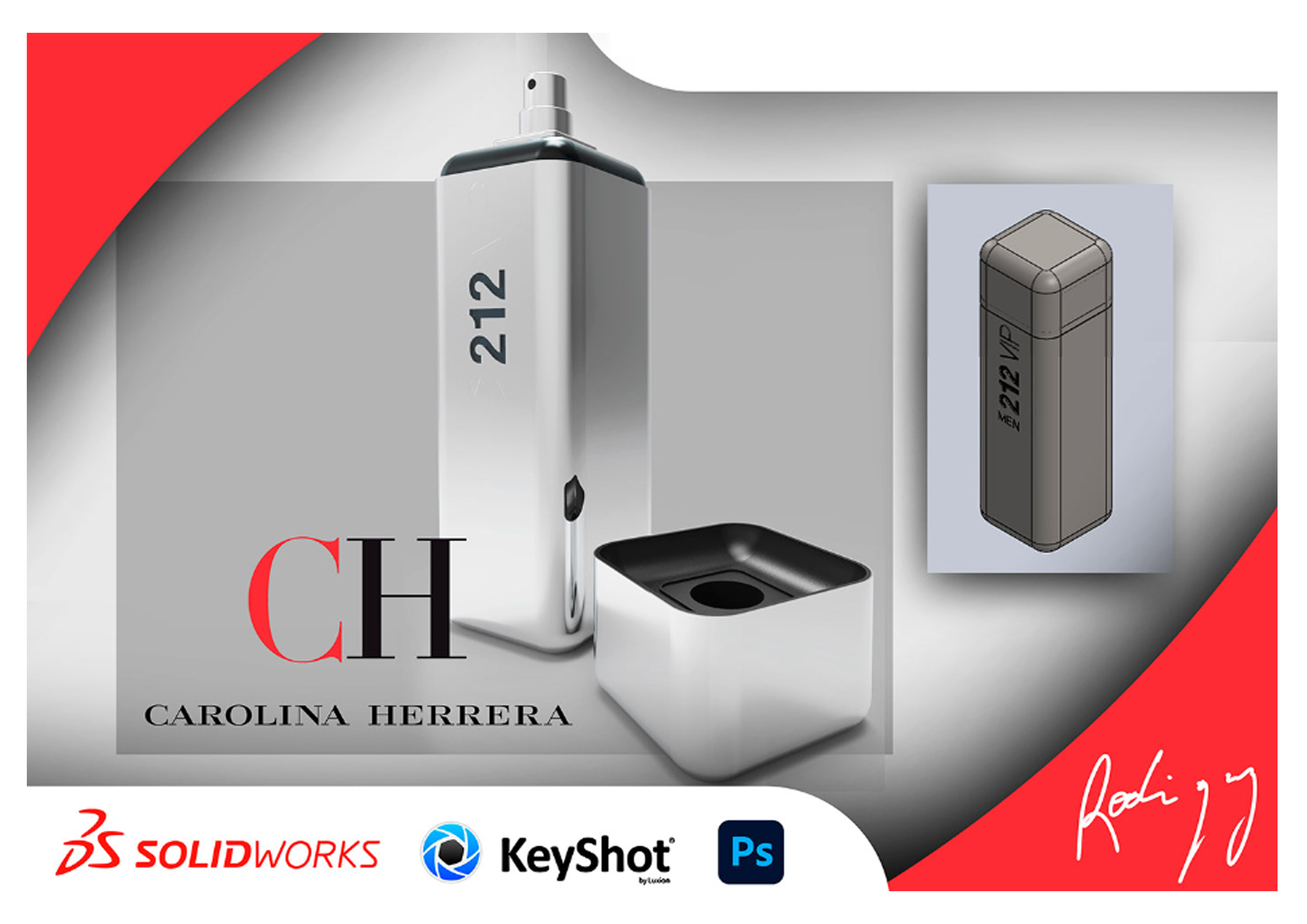 香水瓶 Carolina Herrera 212