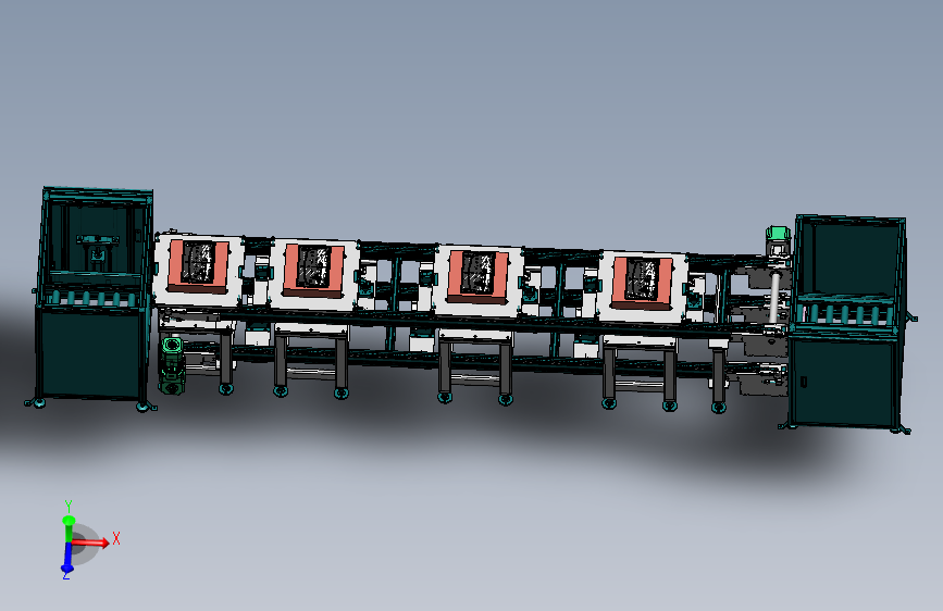 电脑壳体组装上下料设备
