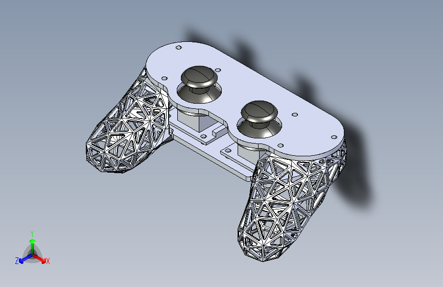 3D打印的PlayStation风格控制器