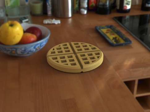 3D可打印华夫饼