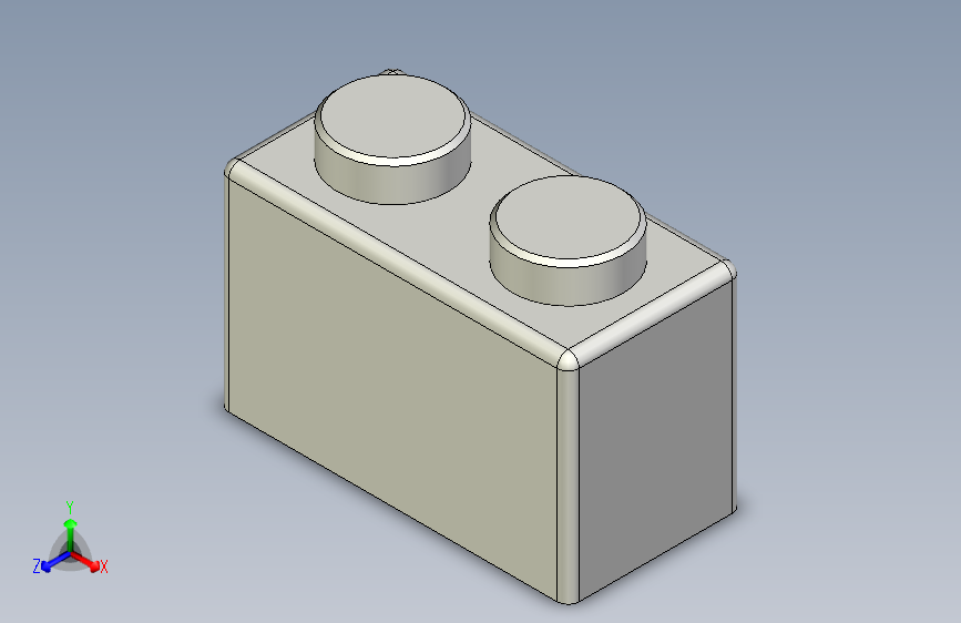 乐高积木 1x1 和 2x1