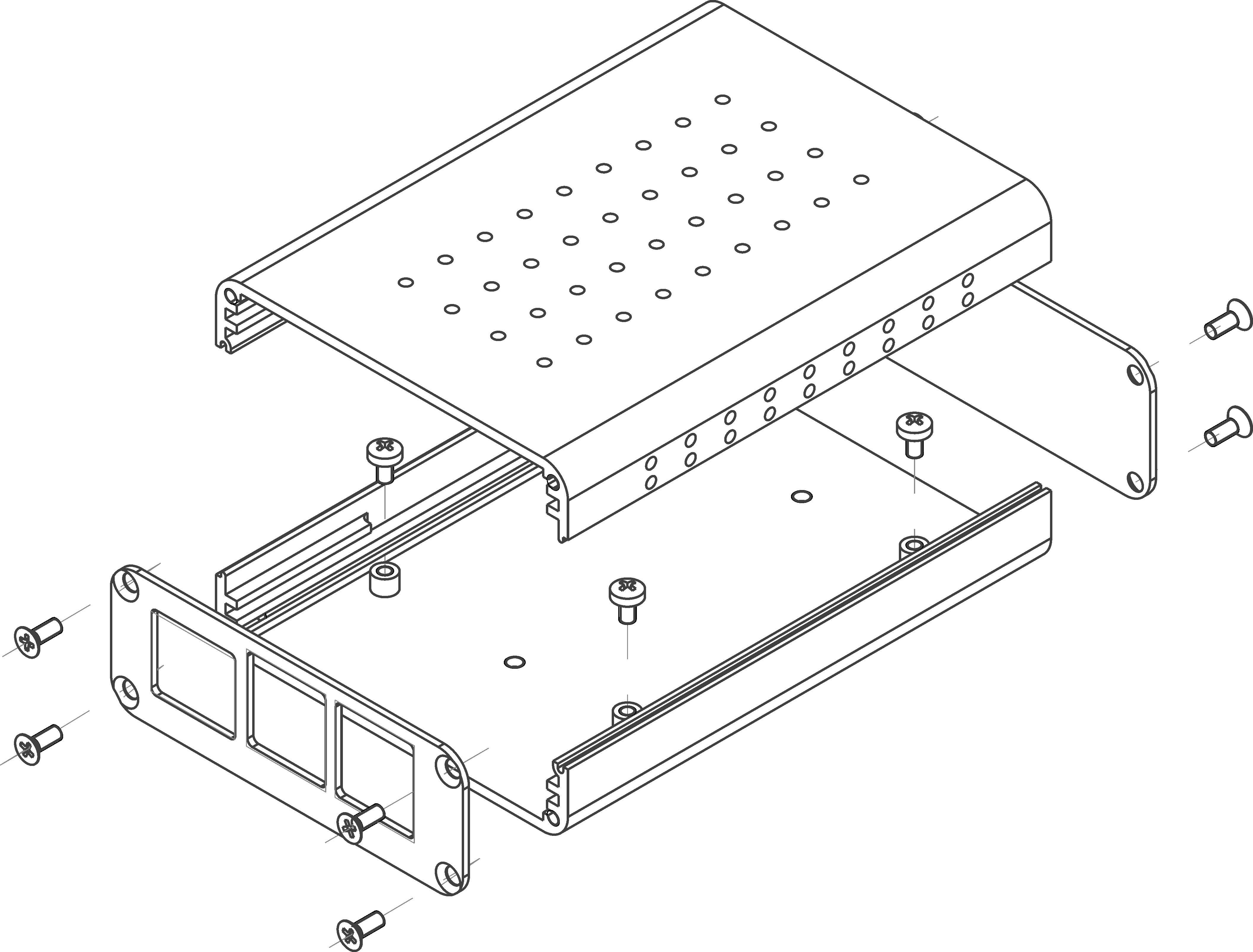 铝制挤压外壳用于树莓派